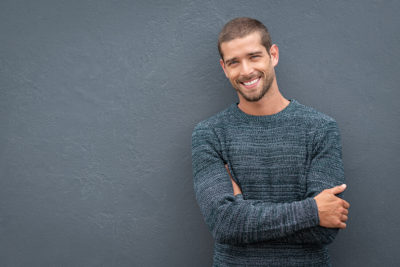 Headshot of a young white man smiling