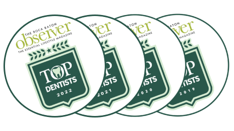 Boca Raton Top Dentist Awards 2019 through 22022