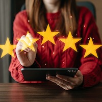 Customer Or Client The Stars To Complete Five Stars